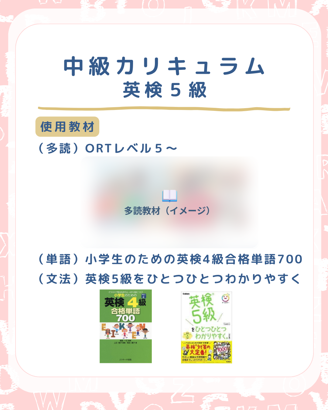 中級 英検5級・4級編 スライド4