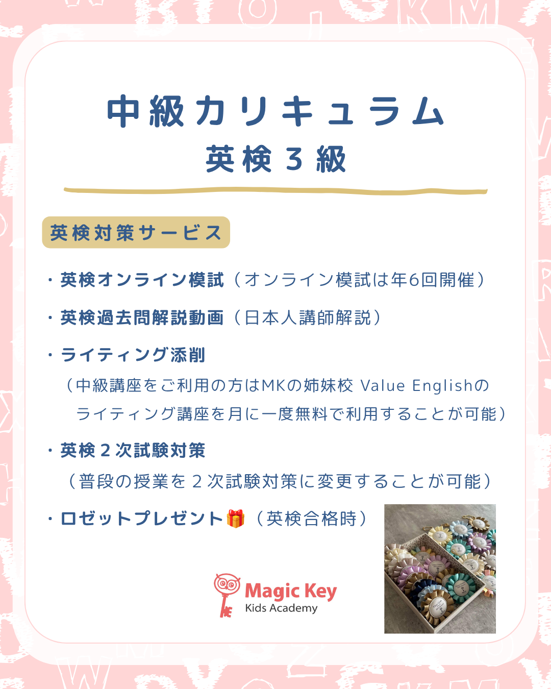 中級 英検3級編 スライド4