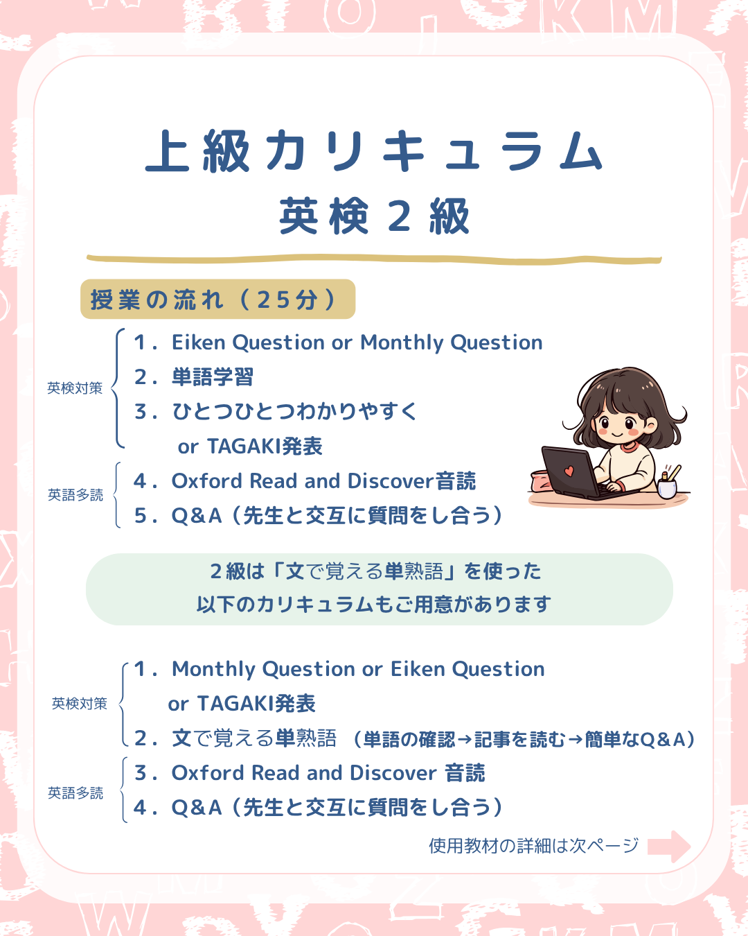 上級 英検2級編 スライド2